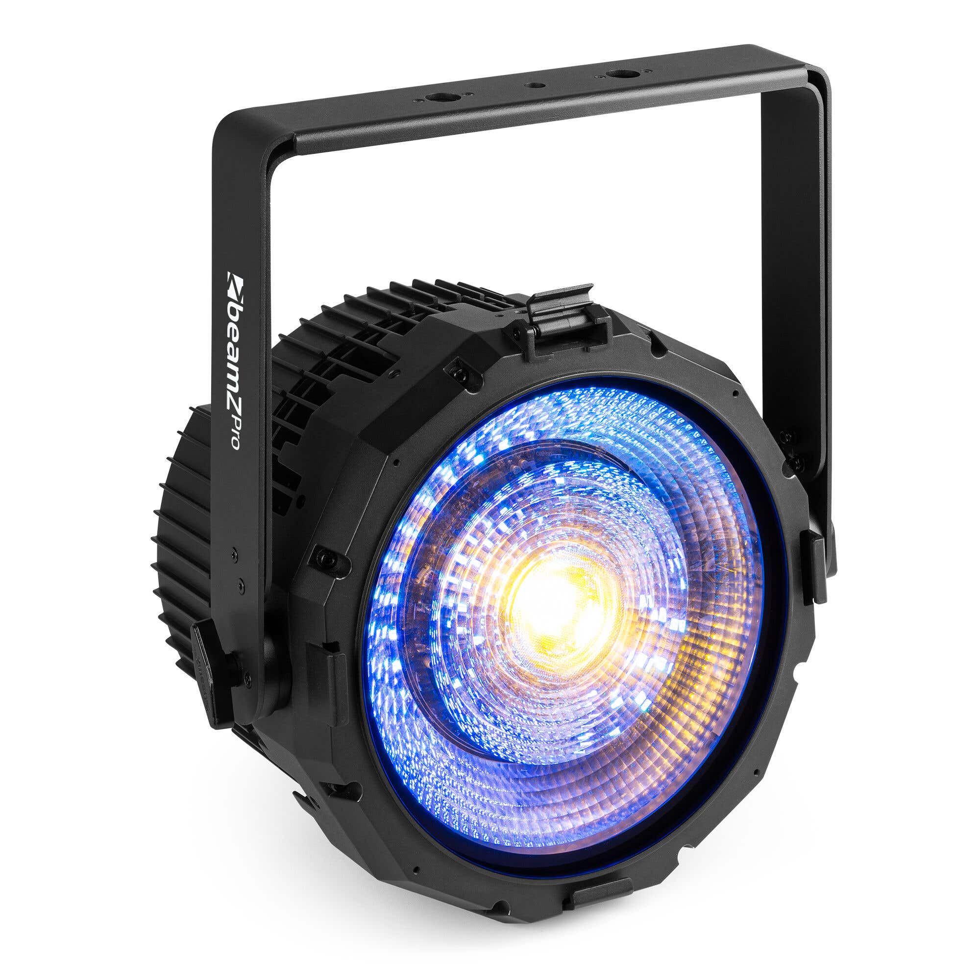 BeamZ Pro Neutron-Bold TM – Foco LED híbrido 400W IP65 cegadora/strobe wash RGBWA para exterior e interior, DMX, Art-Net, color negro