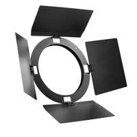 BeamZ Pro Neutron-Bold Barndoor - Visera negra metálica para controlar el haz de luz