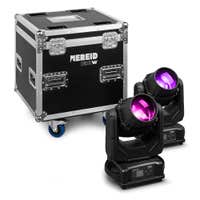 BeamZ Professional Nereid120 2 cabezas móviles impermeables en flight case