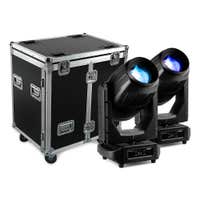 BeamZ Pro Nereid700 - Pack 2 cabezas móviles Led de 750W híbridas IP65 con flightcase