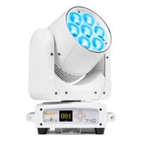 Cabeza móvil LED wash con zoom BeamZ Professional IGNITE740WH - 7 LED RGBW de 40 W - Blanco