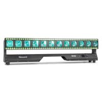 BeamZ Rush Moving Bar – Barra LED móvil RGBWA 12 x 40W con zoom motorizado 5°–45°, control de pixel, tilt 180°, color negro