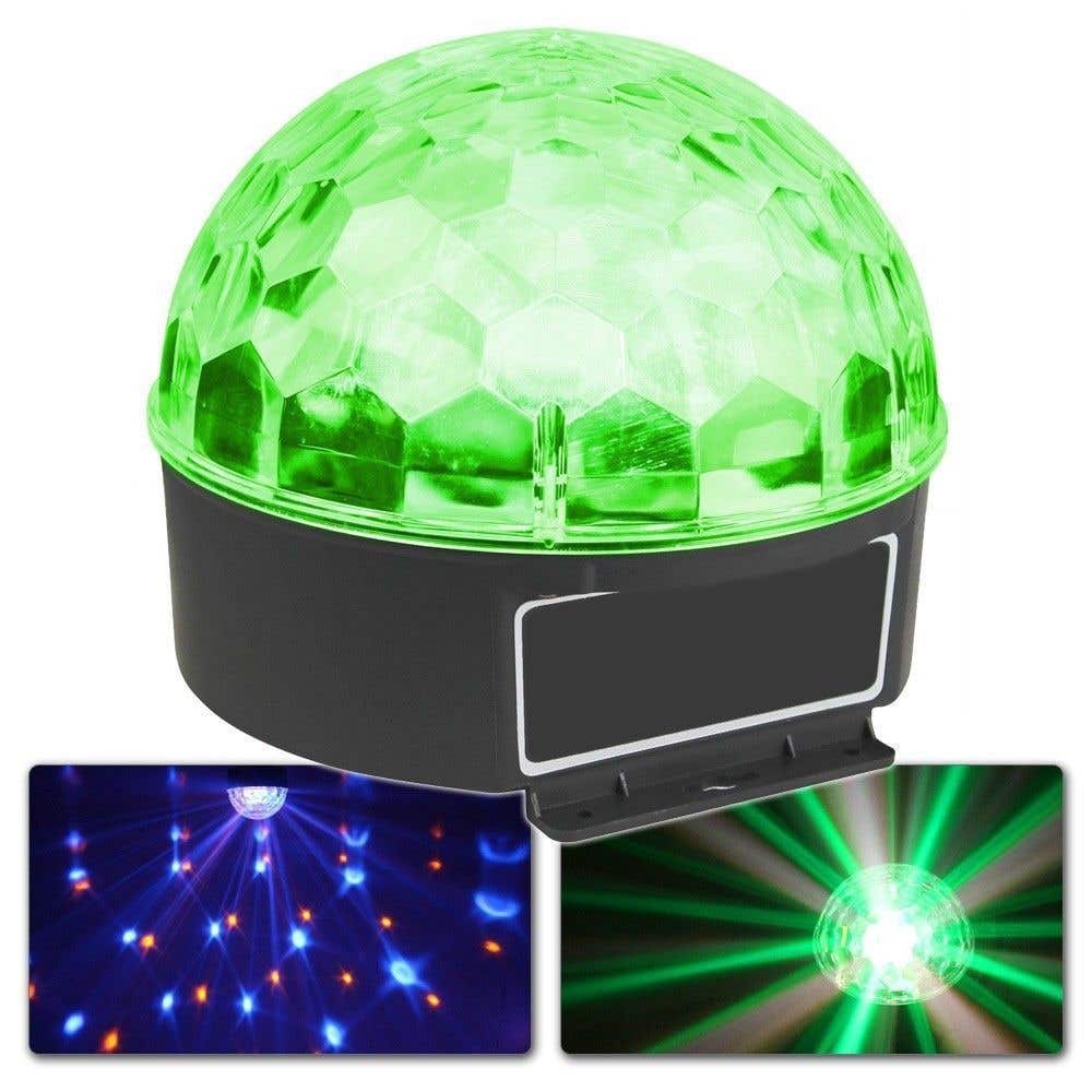 Reacondicionado - Max Magic Jelly DJ Ball Activada por sonido 6x 1W LED