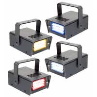beamZ BMS24SET Conjunto de 4 mini LED estroboscopios RYBW