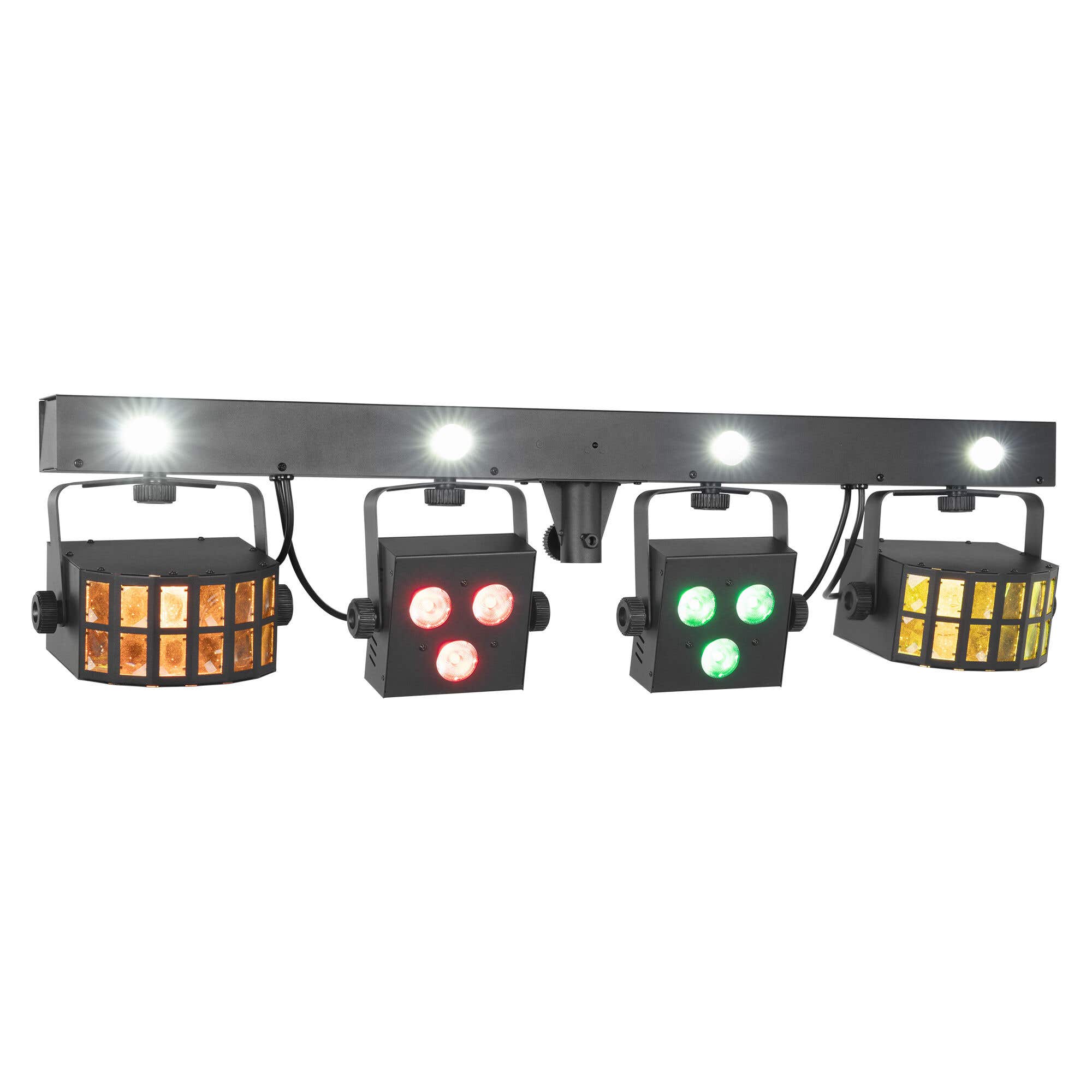 BeamZ SHOWBAR FREE2 – Barra LED con Derbys, PAR y estroboscopio RGBW DMX