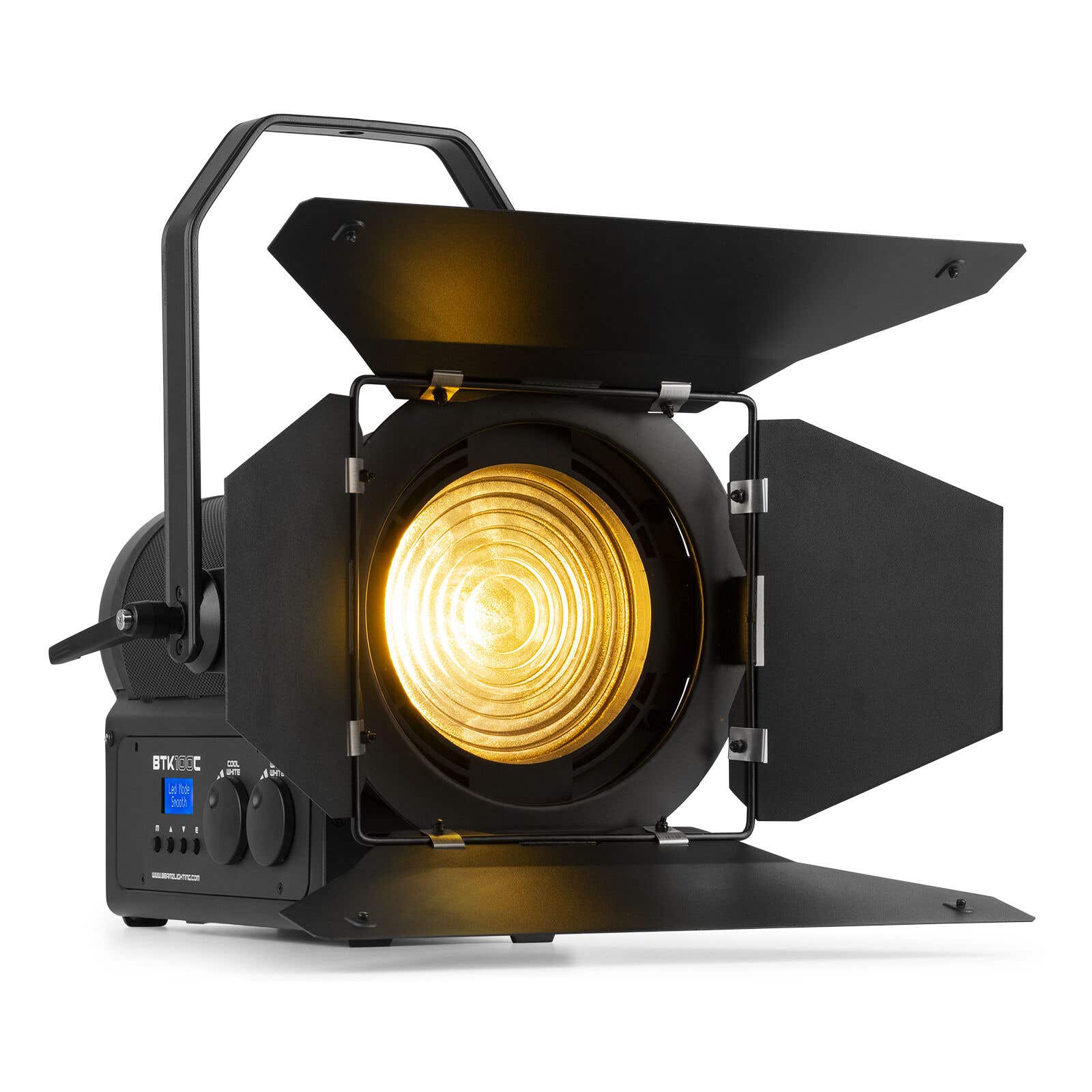 BeamZ Pro BTK100C Fresnel con zoom manual, CW/WW, 100W, 2800/6000K - Negro