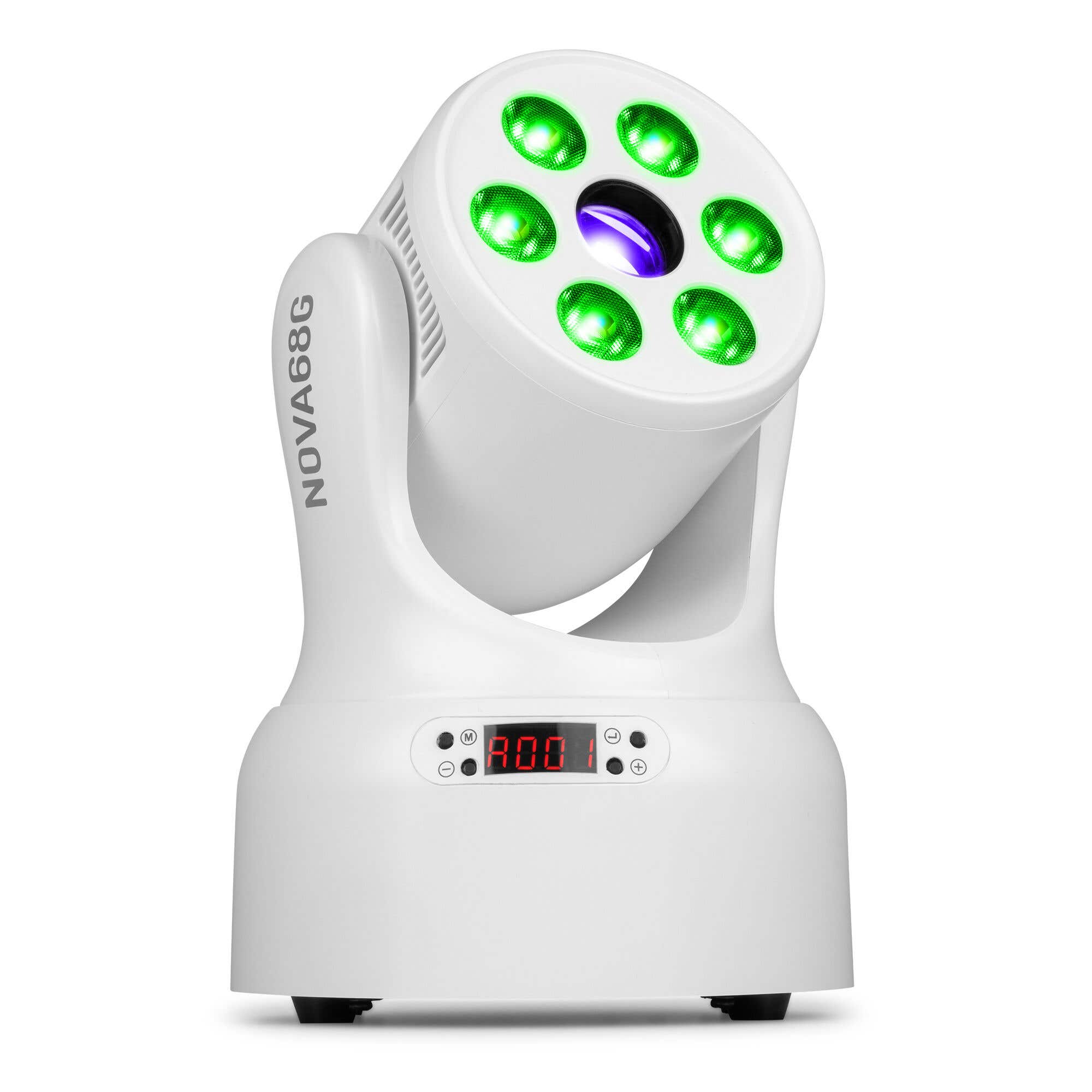 BeamZ NOVA68G-WH – Cabeza móvil LED RGBW con gobo 6 x 8W + 30W,  color blanco