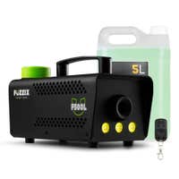Máquina de humo para fiestas Fuzzix F503L con 5 litros de líquido de humo - 3 LED RGB - Con control remoto