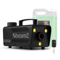 Máquina de humo LED BeamZ S553L - Kit de fluido de 5 litros - Para Halloween - 3 LED RGB - 550 W
