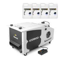 BeamZ ICE1800 Ice Fogger DMX con líquido de humo de 20 litros (4x 5 litros)