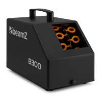 BeamZ B300 Máquina de burbujas - ideal para fiestas infantiles - con mando a distancia - negro