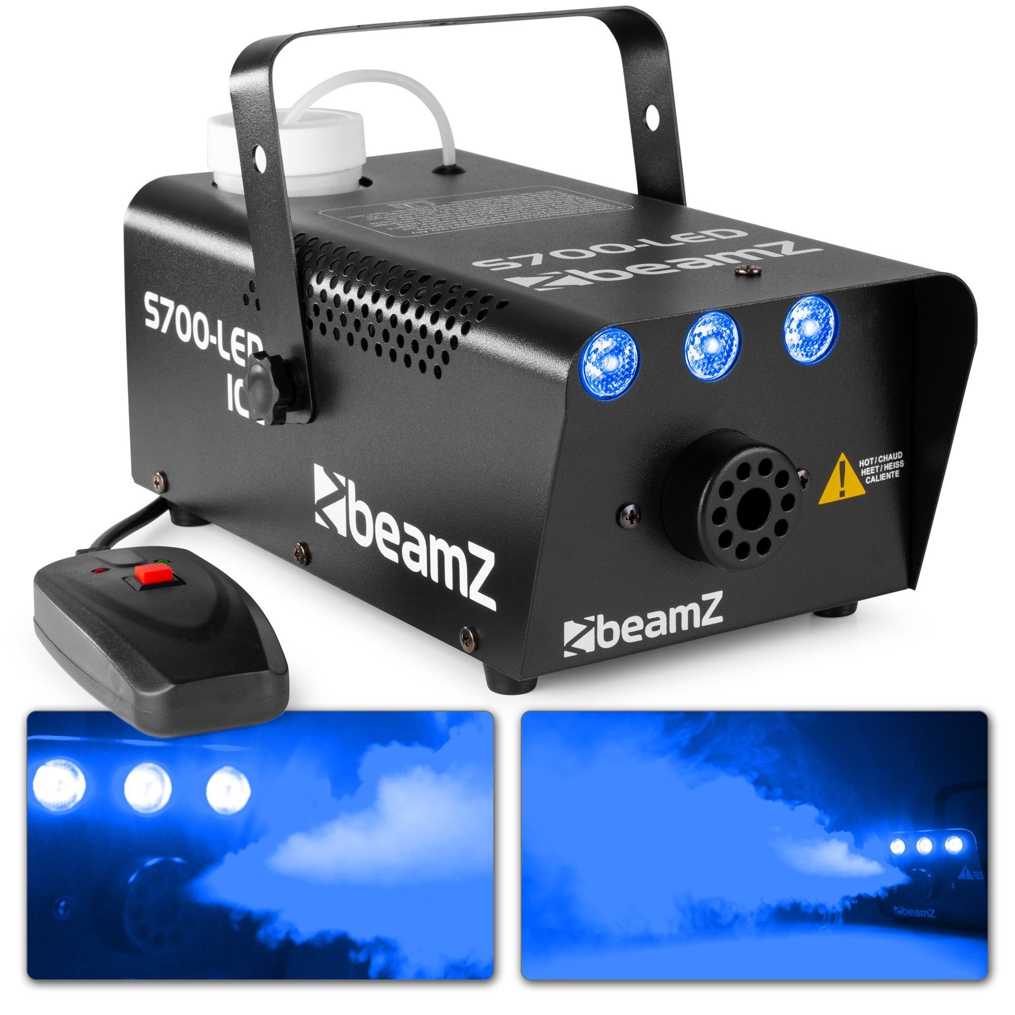 beamZ S700LED Maquina de Humo con efecto Hielo