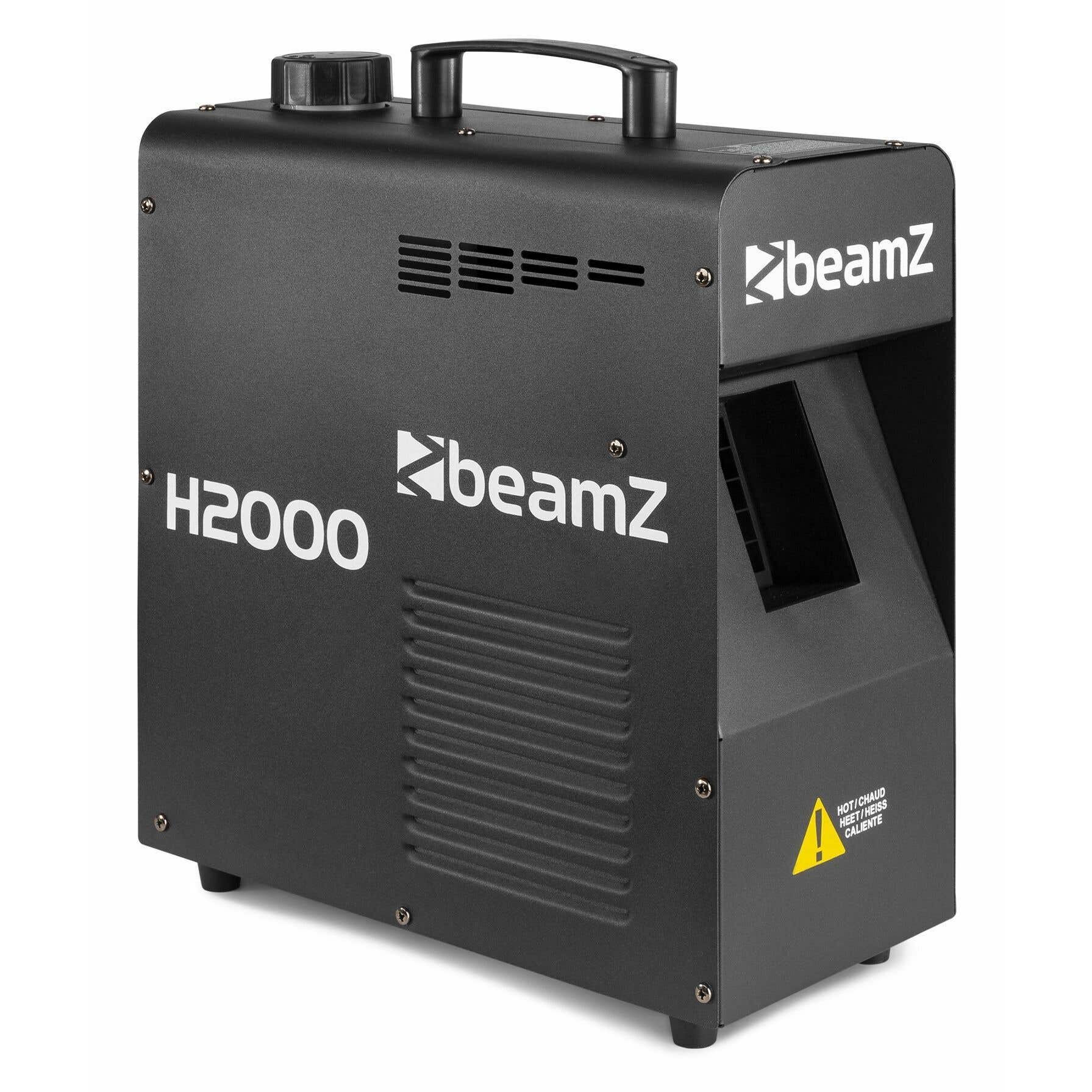BeamZ H2000 - Máquina de niebla fazer 1700W con control DMX, temporizador y producción continua