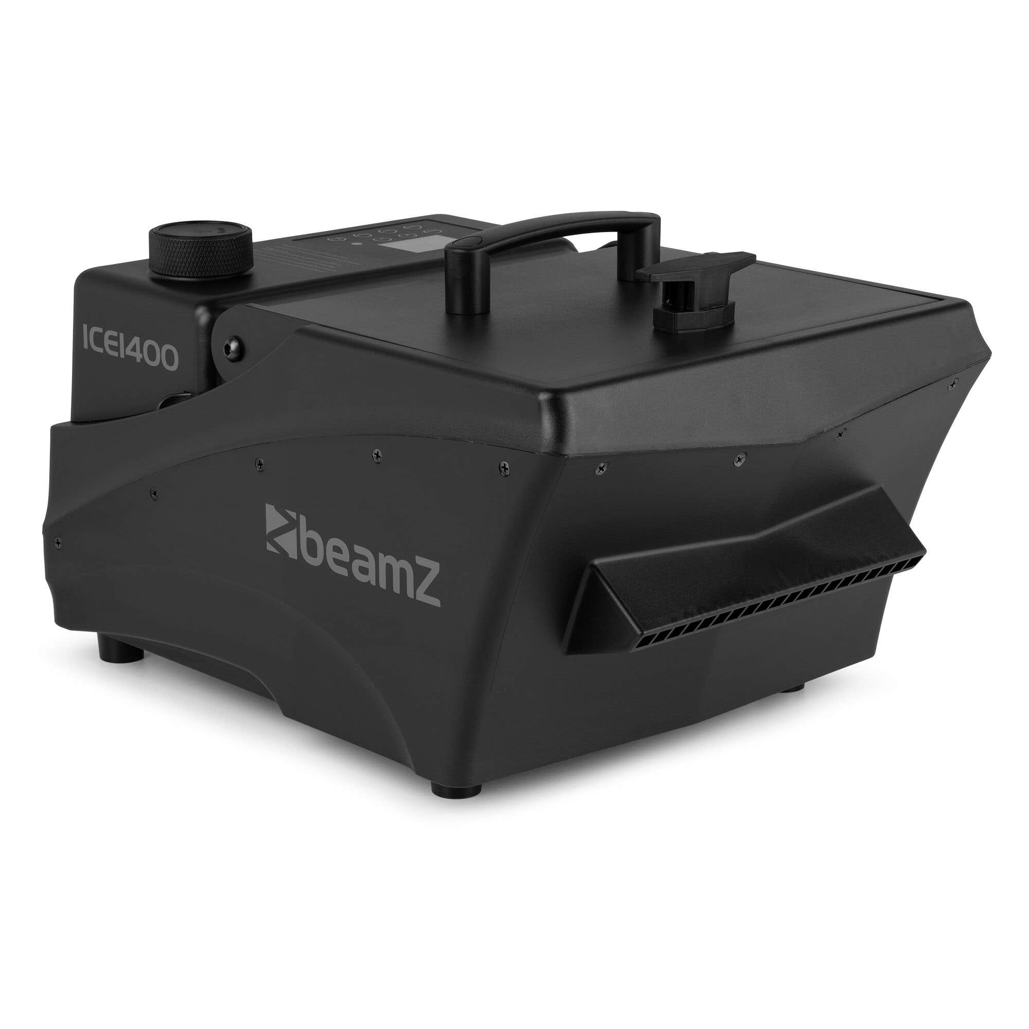 BeamZ ICE1400 - Máquina de humo bajo 1400W DMX con hielo, mando inalámbrico y 150 m³/min