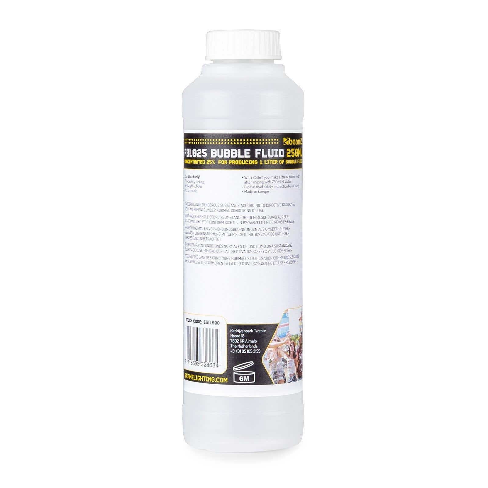 beamZ FBL025 Líquido de Burbujas concentrado 25%