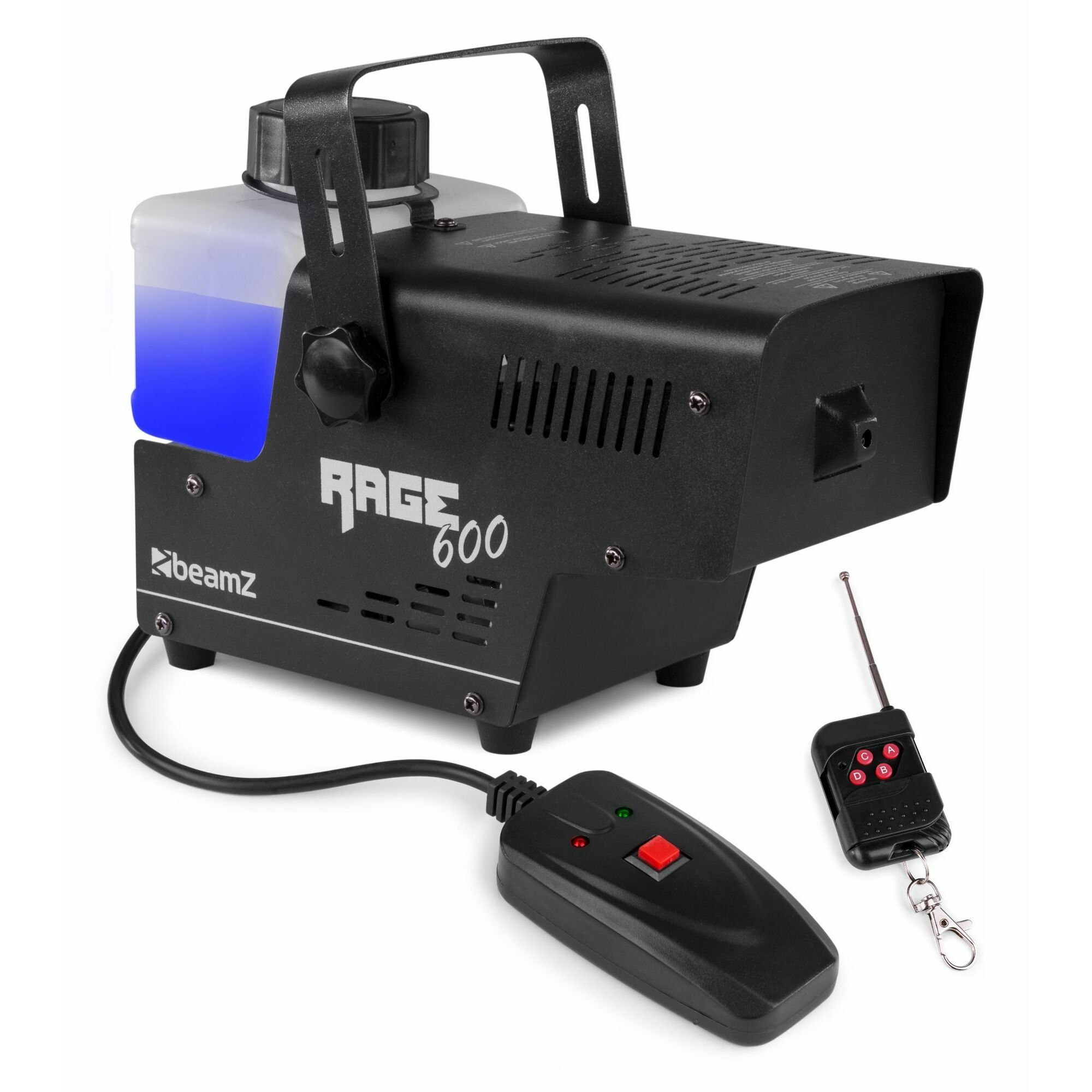 beamZ Rage 600 Maquina de humo con mando a distancia