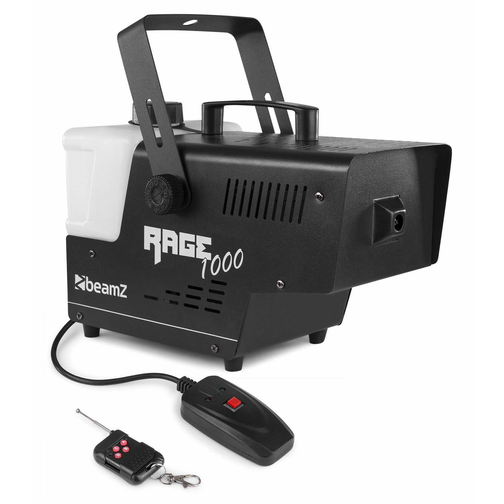 BeamZ RAGE1000 rookmachine met draadloze afstandsbediening