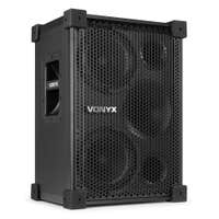 Vonyx VSB208 - Altavoz Activo Bluetooth 2x8" 1000W con Batería Recargable de 30h, DSP y Ecualizador