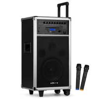 Vonyx ST100 MK2 Sistema de Sonido Portátil 8" Bluetooth/CD/MP3