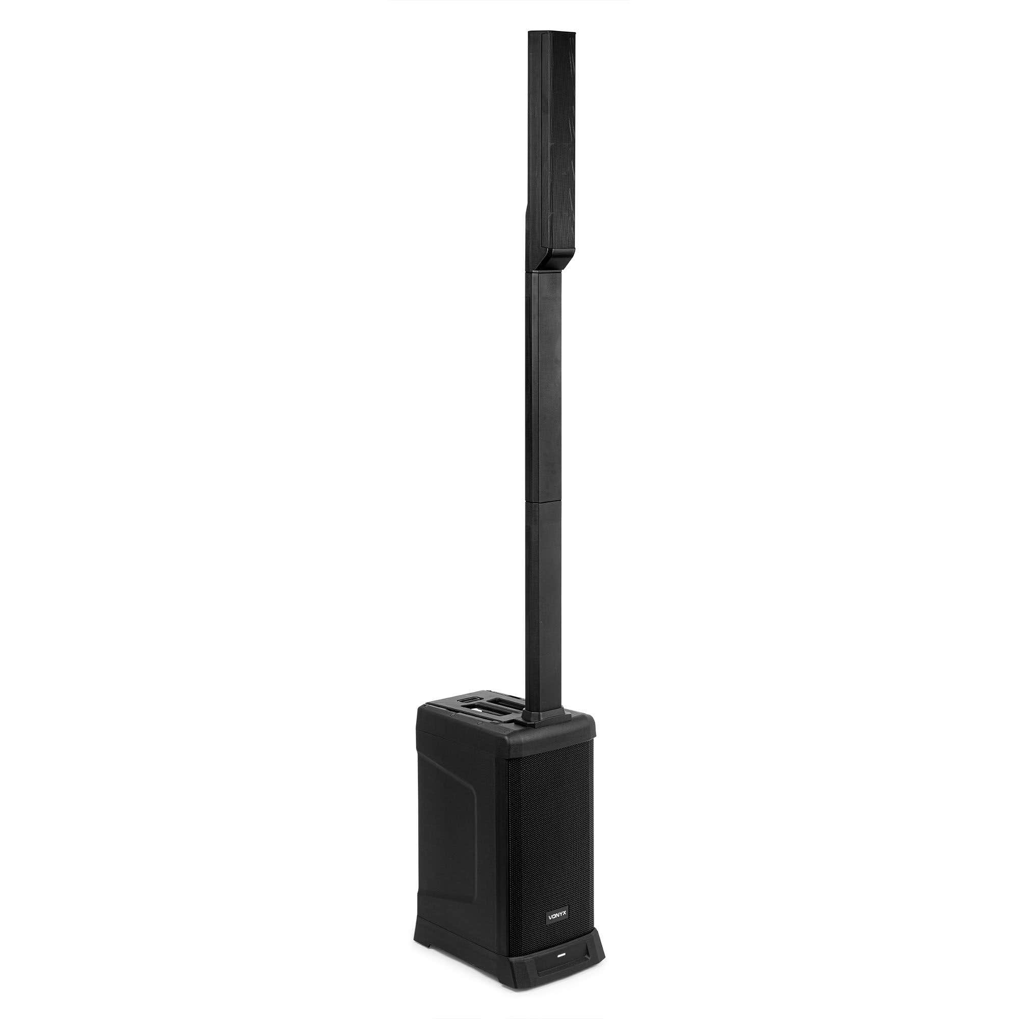 Reacondicionado - Vonyx VX820 sistema de altavoces activos de columna, Line array PA sistema sonido, Bluetooth, 400W