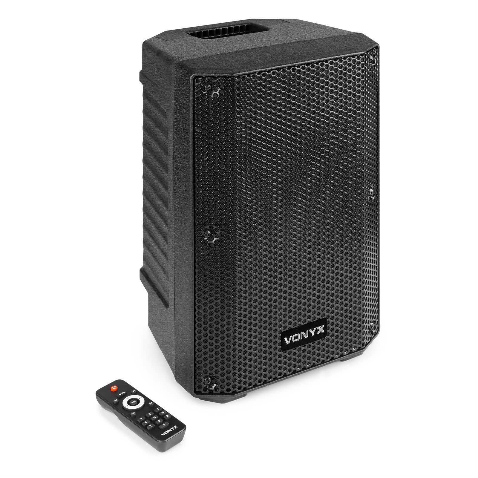 Reacondicionado - Vonyx VSA08BT Altavoz activo biamplificado de 8" y 250 W Bluetooth/MP3