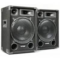 MAX MAX12 1400W Conjunto de altavoces para discoteca de 12"