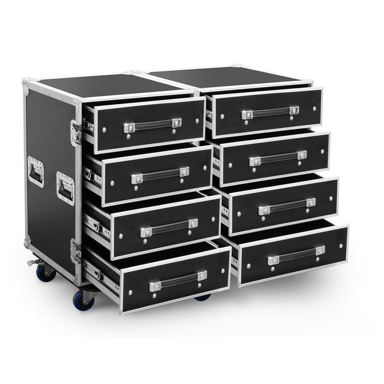 Power Dynamics PD-F4A Maleta de transporte con 8 ruedas