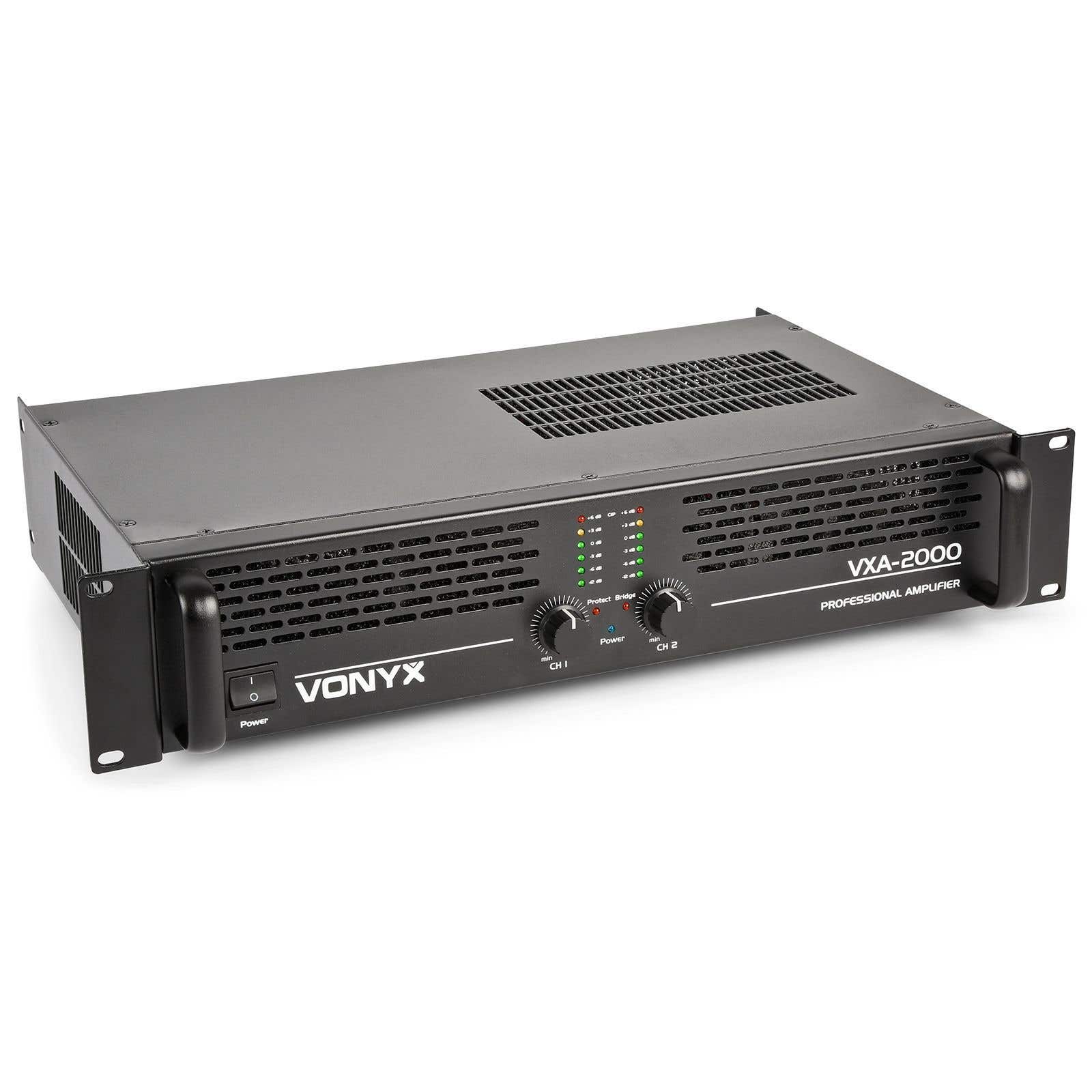 Vonyx PA Amplificador VXA-2000 II 2x 1000W