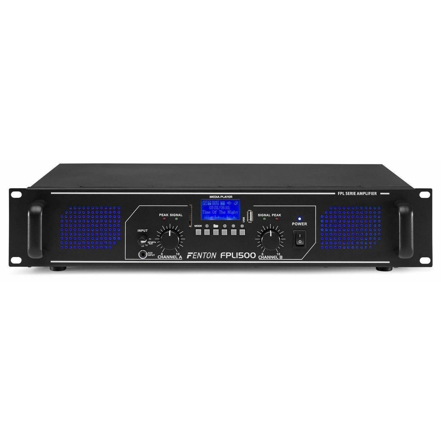 Fenton FPL1500 Amplificador Digital LED azules + EQ