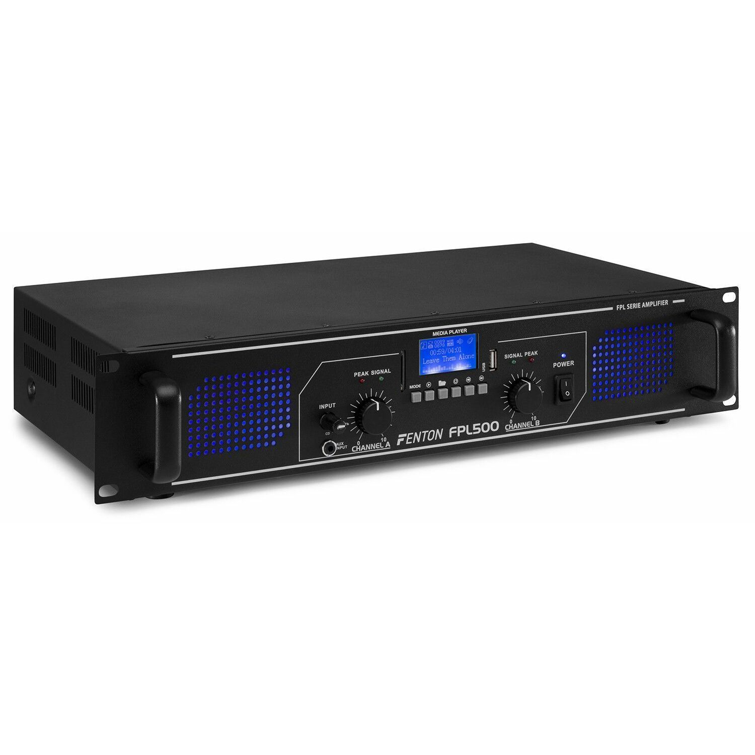 Fenton FPL500 Amplificador Digital LED azules + EQ