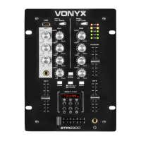Vonyx STM-2300 Mezclador de 2 canales USB/MP3
