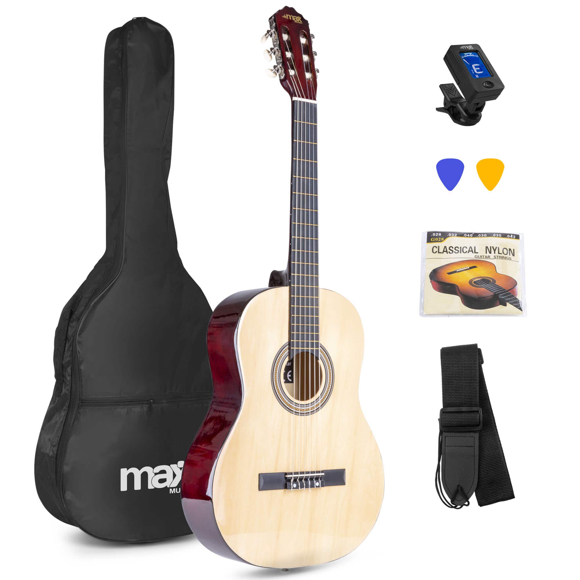 Reacondicionado - Max SoloArt Conjunto Guitarra Clásica Natural