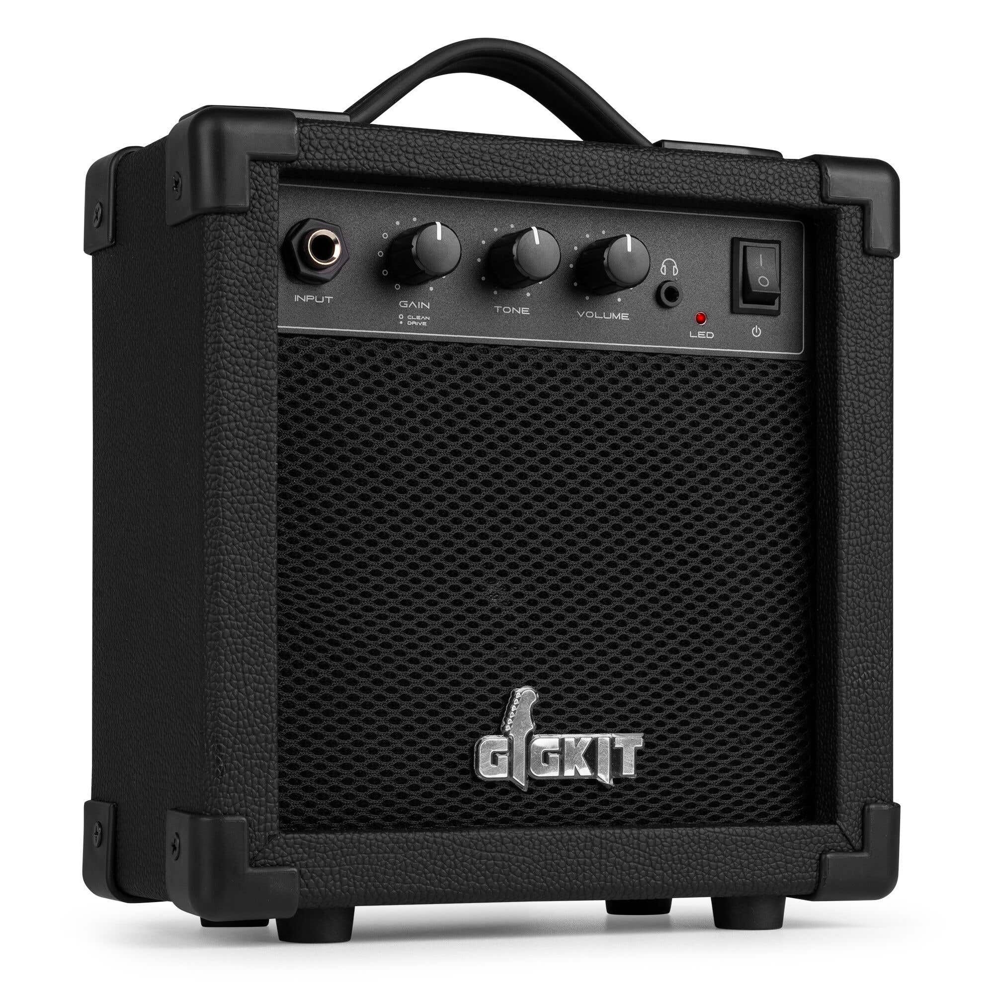 Reacondicionado - MAX GIGKit 20W – Amplificador de guitarra eléctrica compacto con overdrive, control de tono y salida de auriculares