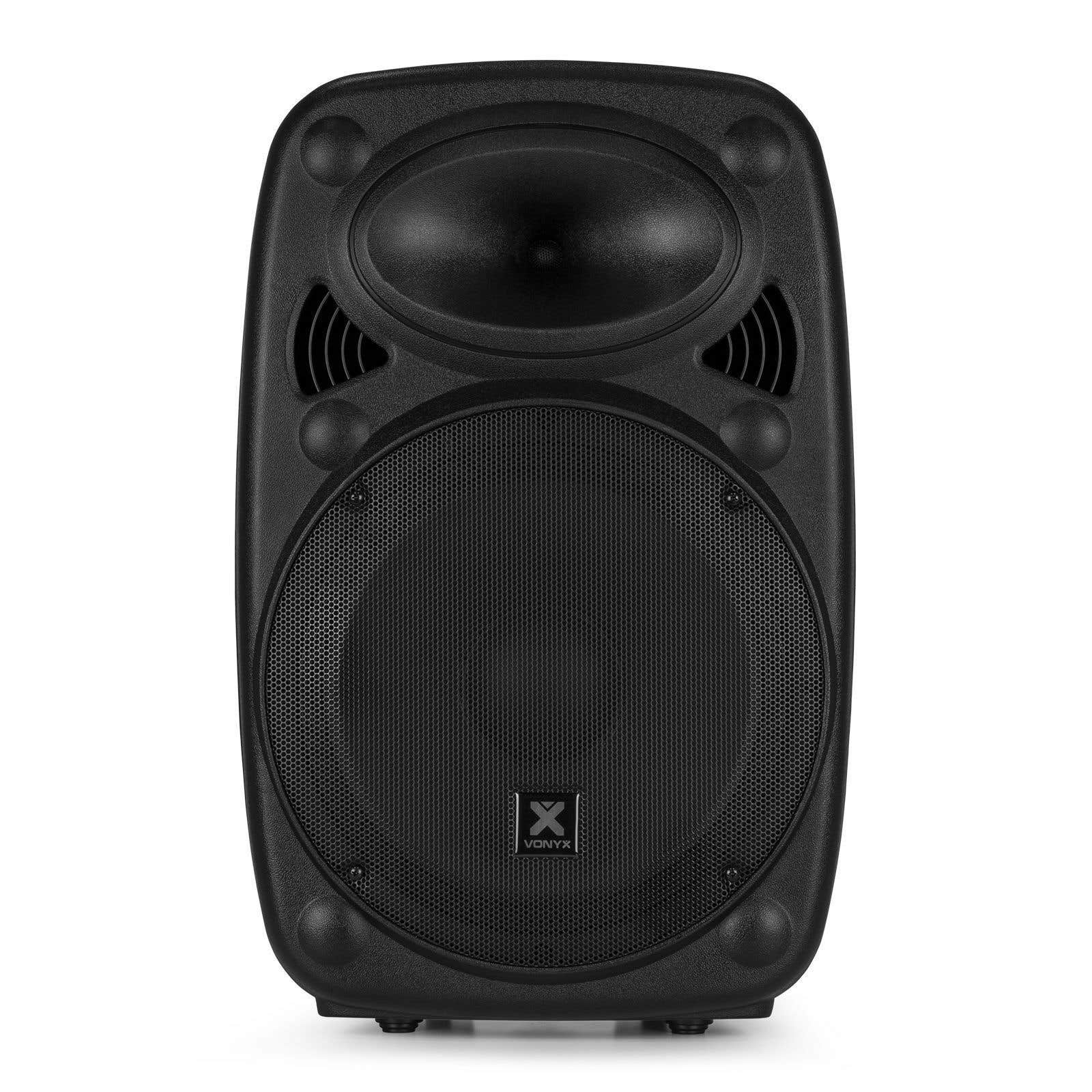 Vonyx Verve46 Altavoz autoamplificado portátil Bluetooth 1000W, Negro