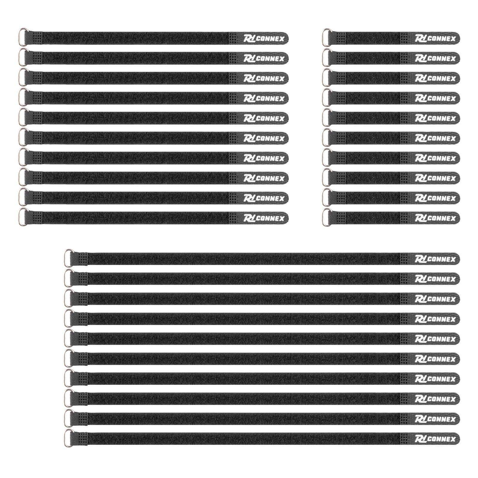 PD-Connex CXT-SET Conjunto de bridas para cable 30pcs color Negro