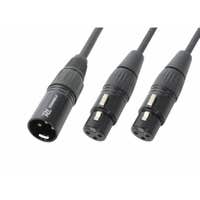 PD-Connex CX142 Cable Y divisor XLR 1 XLR Macho-2 XLR Hembra