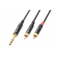 PD-Connex CX84-3 Cable 6.3 Stereo- 2 RCA Macho 3.0m