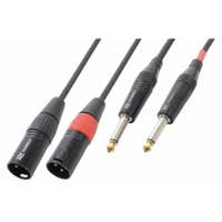 PD-Connex CX64-01 Cable Convertidor 2x XLR Macho - 2x 6.3 Mono
