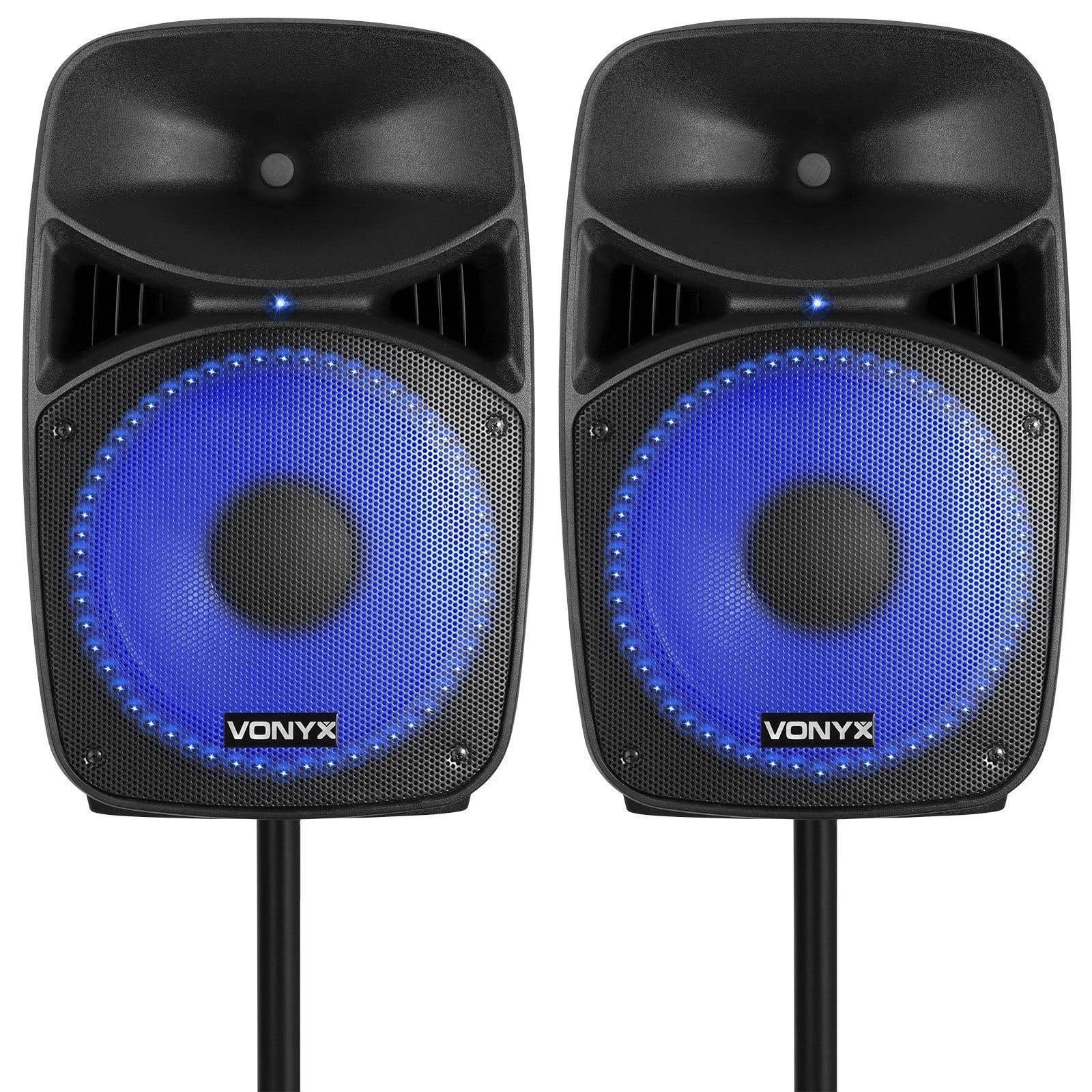 Vonyx VPS122A Set Plug & Play 800W con tripodes