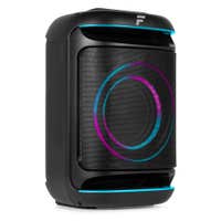 Reacondicionado - Fenton Track165 - Altavoz portátil 120W Bluetooth con batería 15h, espectáculo de luces LED, karaoke, USB y emparejamiento estéreo