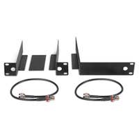 Power Dynamics Kit de instalación PD2R para sistema de microfonía PD220, Kit adaptador 1U para montaje en rack de 19 pulgadas