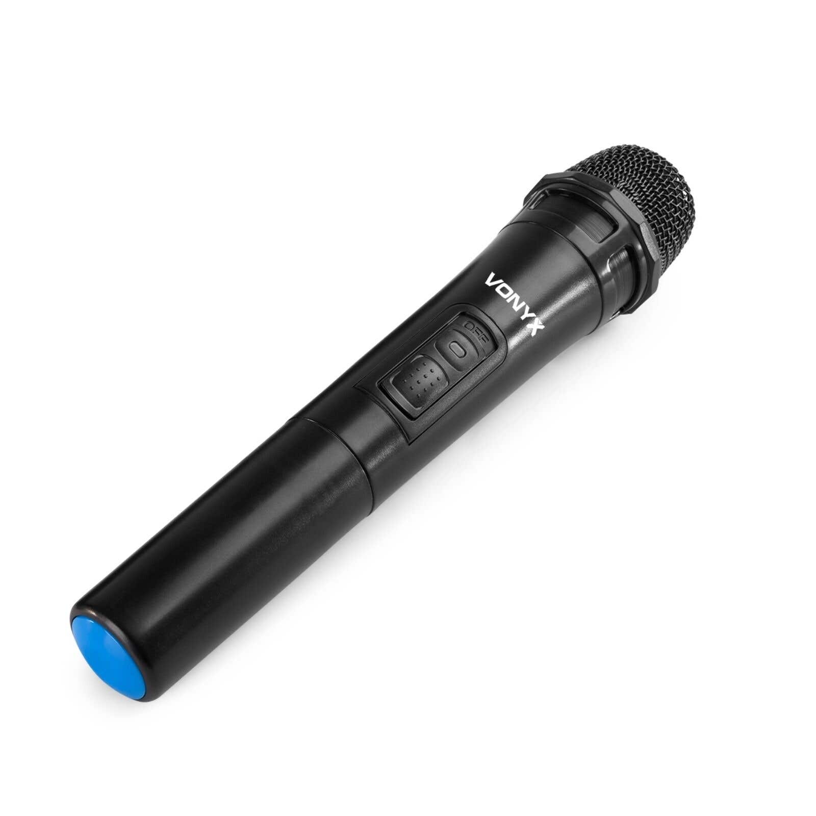 Vonyx HH10 – Micrófono de mano inalámbrico UHF 863.100 MHz compatible con sistemas Vonyx PA