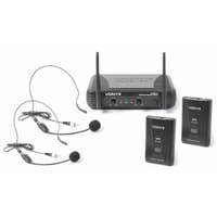 Vonyx STWM712H Micro Inalambrico 2 Canales VHF doble cabeza