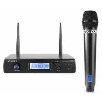 Vonyx WM61 Micrófono inalámbrico UHF 16Ch con 1 micrófono de mano