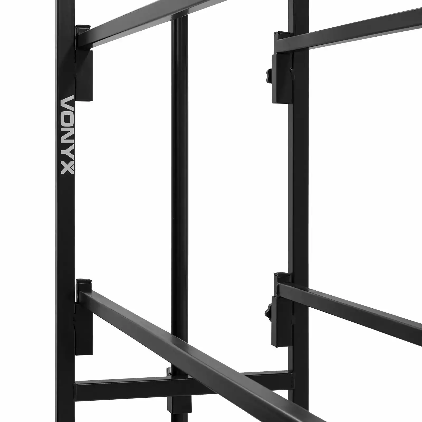 VONYX Supporto Pro Disco All-in-1 Per DJ - Stand Regolabile Con Asta Luci, Portatile E Resistente