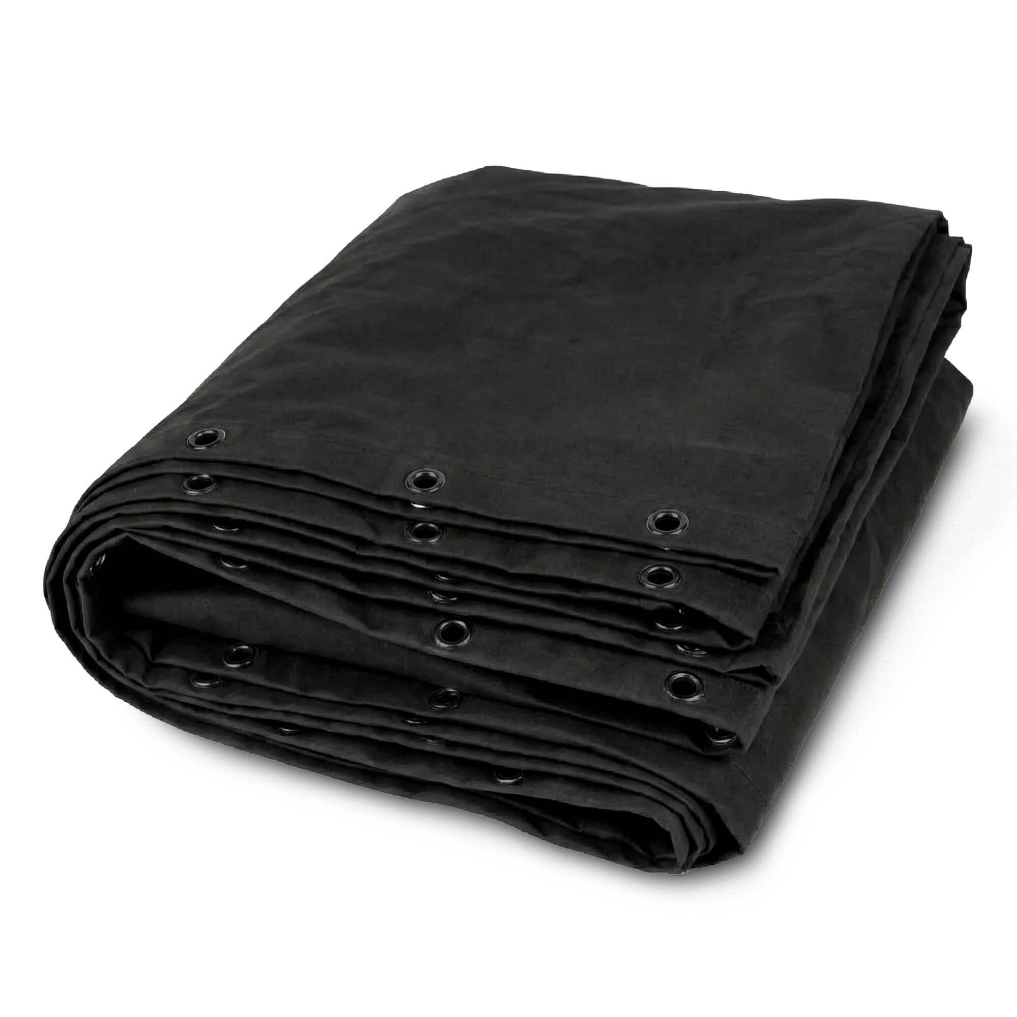 BeamZ Pro MOLTON320 Fondo 450 x 300 cm Negro – Telón Ignífugo 320 g/m² Antirreflectante