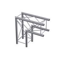 BeamZ Deco Truss P24-C21 truss cuadrado ángulo 90º de 2 vías