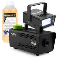 BeamZ LED Estroboscópico Blanco con máquina de humo S500 con líquido