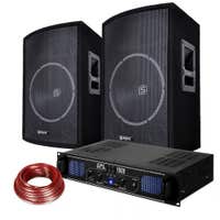 SkyTec DJ combinación de altavoz y amplificador 1000W