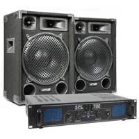 MAX12 Conjunto completo de altavoces de 700 W con amplificador